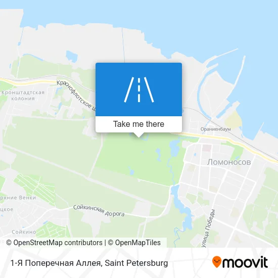 1-Я Поперечная Аллея map