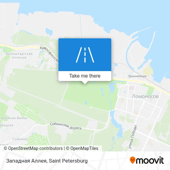 Западная Аллея map