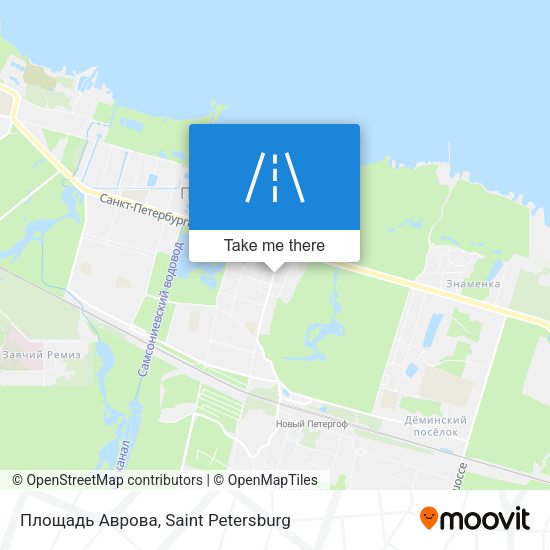 Площадь Аврова map
