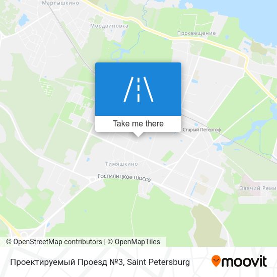 Проектируемый Проезд №3 map