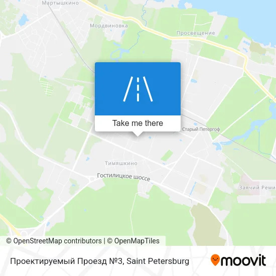 Проектируемый Проезд №3 map