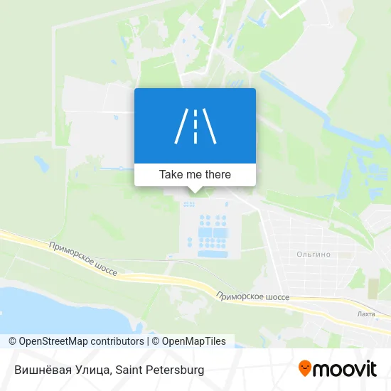 Вишнёвая Улица map