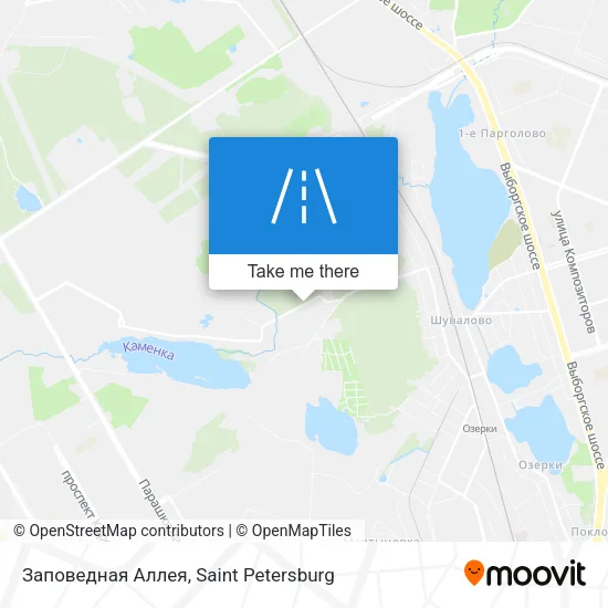 Заповедная Аллея map