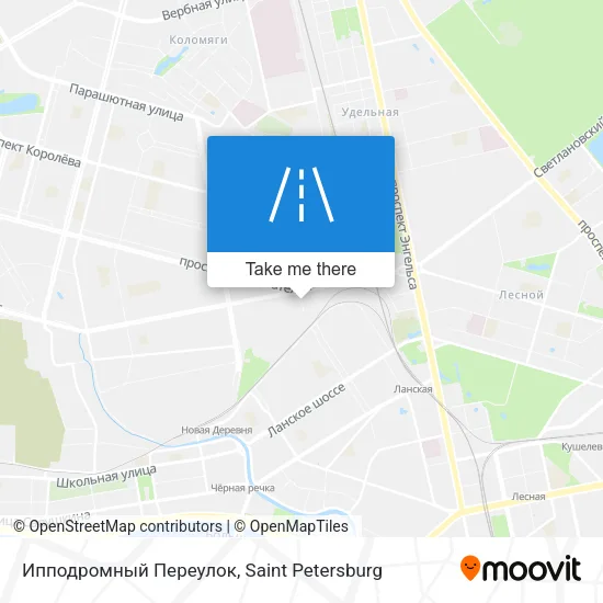 Ипподромный Переулок map
