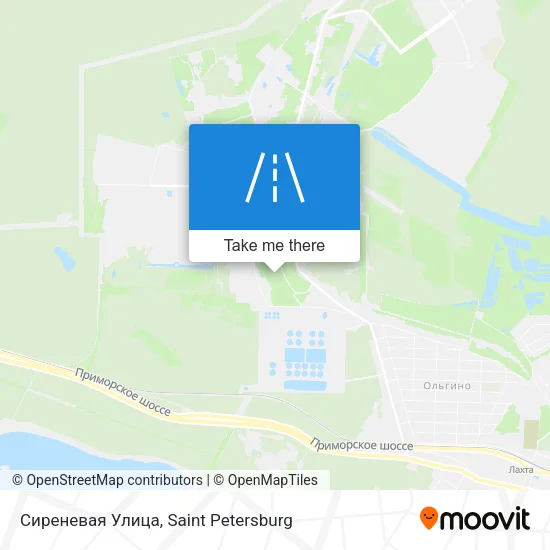 Сиреневая Улица map