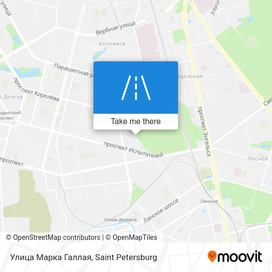 Улица Марка Галлая map