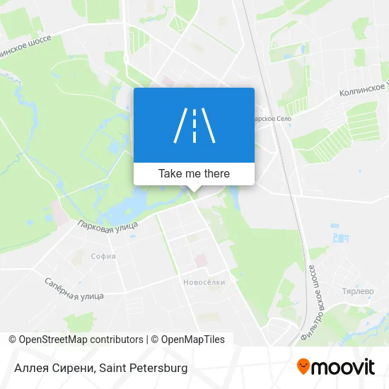 Аллея Сирени map