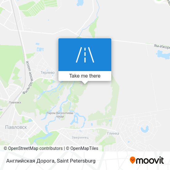 Английская Дорога map