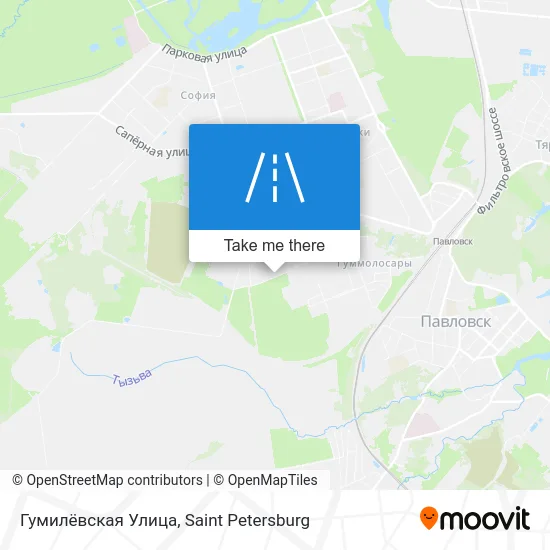 Гумилёвская Улица map