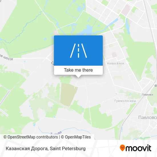 Казанская Дорога map