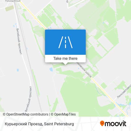 Курьерский Проезд map