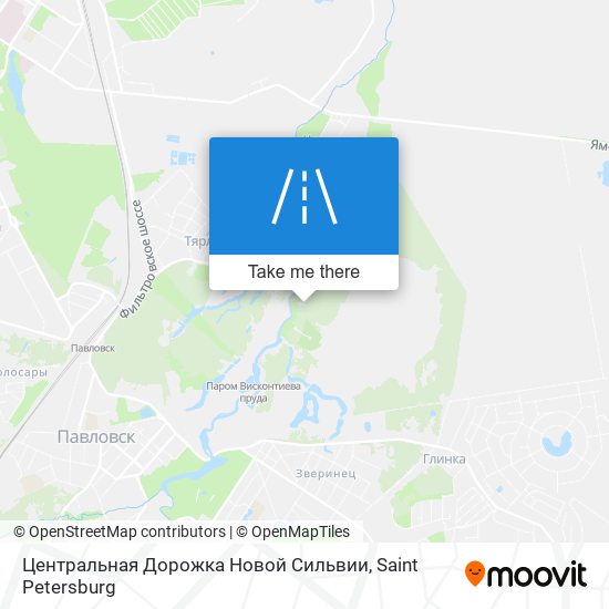 Центральная Дорожка Новой Сильвии map