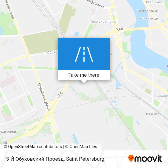 3-Й Обуховский Проезд map
