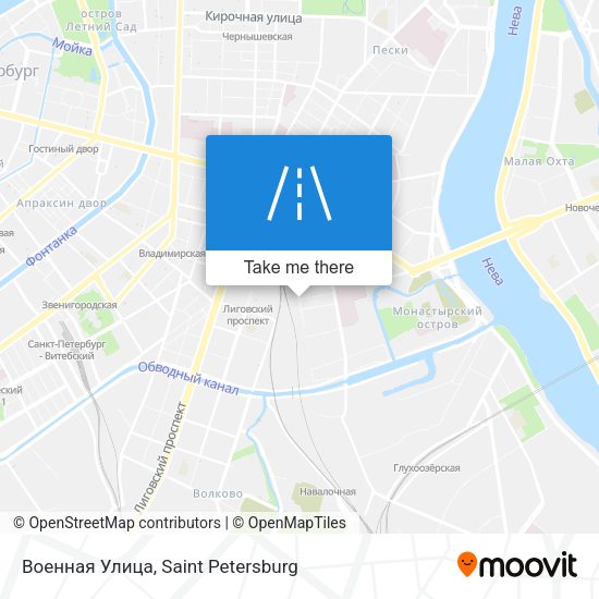Военная Улица map
