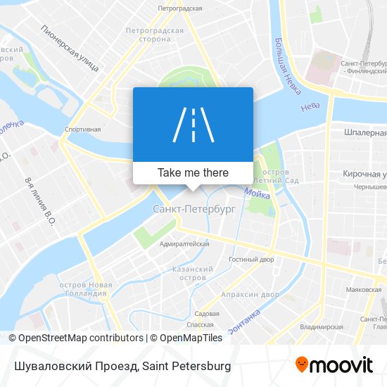 Шуваловский Проезд map