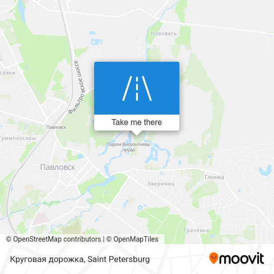 Круговая дорожка map