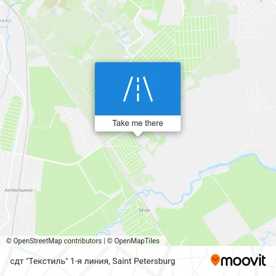 сдт "Текстиль" 1-я линия map