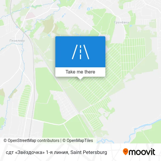 сдт «Звёздочка» 1-я линия map