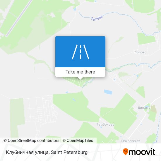 Клубничная улица map
