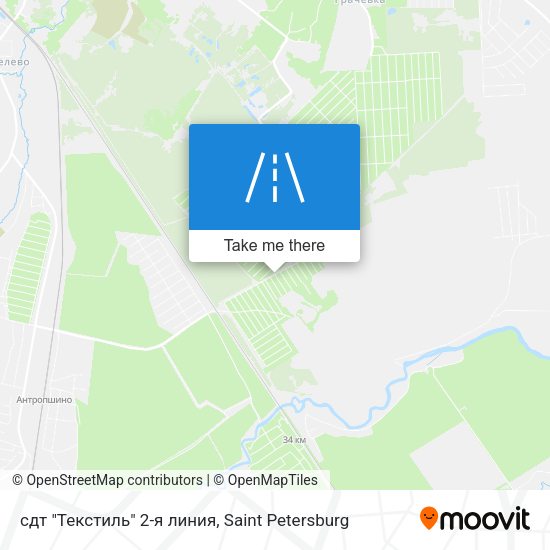 сдт "Текстиль" 2-я линия map
