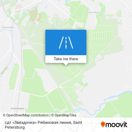 сдт «Звёздочка» Рябиновая линия map