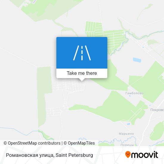 Романовская улица map