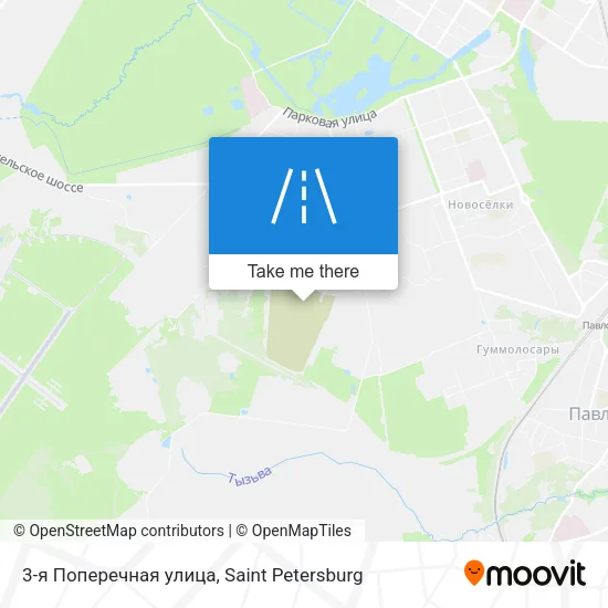 3-я Поперечная улица map
