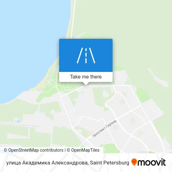 улица Академика Александрова map