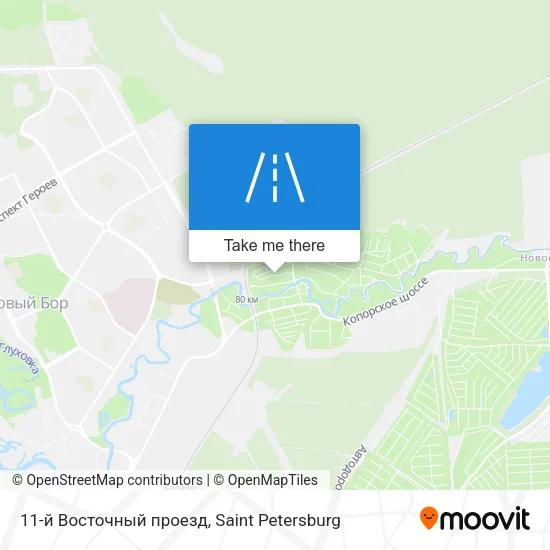 11-й Восточный проезд map