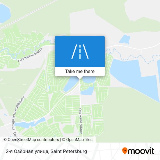 2-я Озёрная улица map