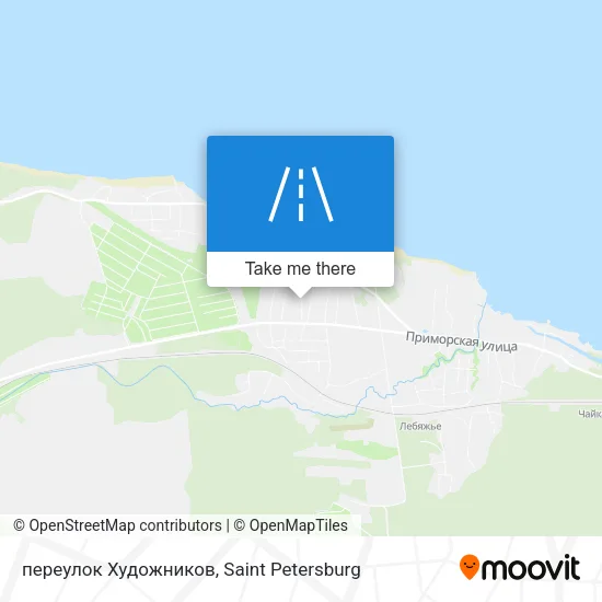 переулок Художников map