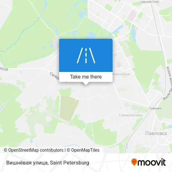 Вишнёвая улица map