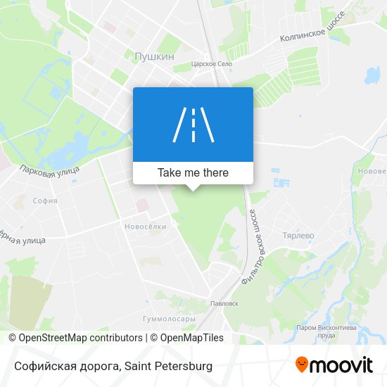 Софийская дорога map