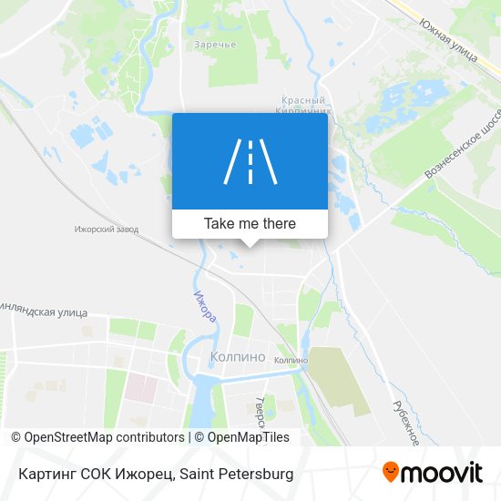 Картинг СОК Ижорец map