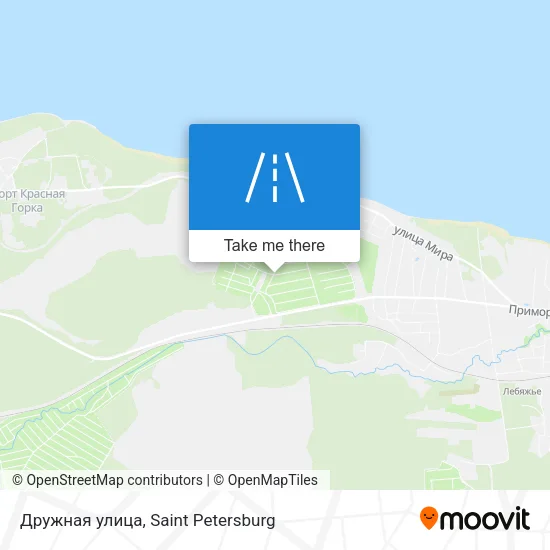 Дружная улица map