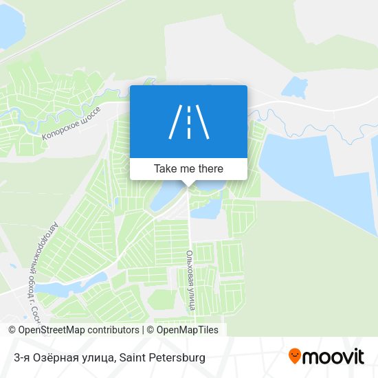 3-я Озёрная улица map