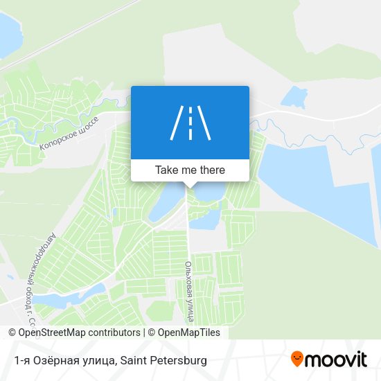 1-я Озёрная улица map