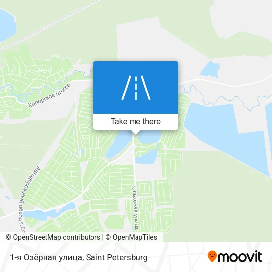 1-я Озёрная улица map