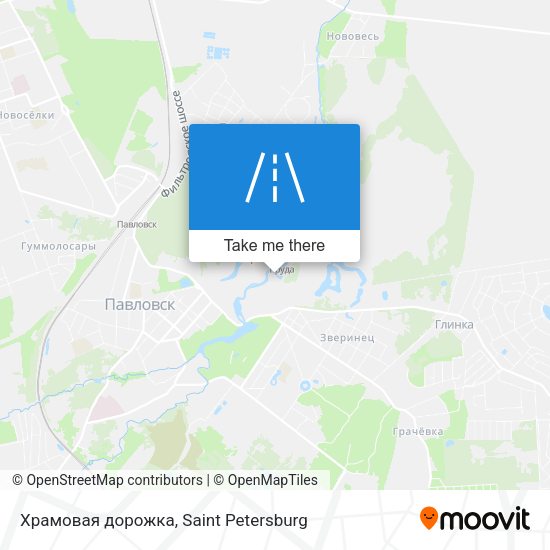 Храмовая дорожка map