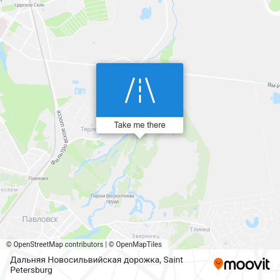 Дальняя Новосильвийская дорожка map