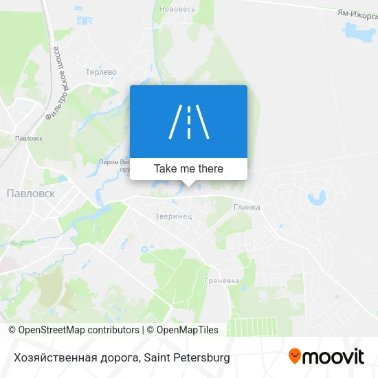 Хозяйственная дорога map