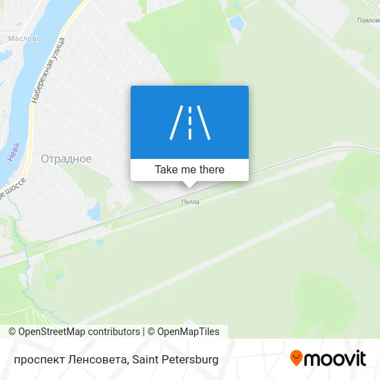 проспект Ленсовета map