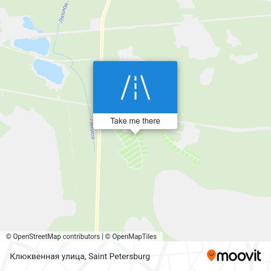 Клюквенная улица map