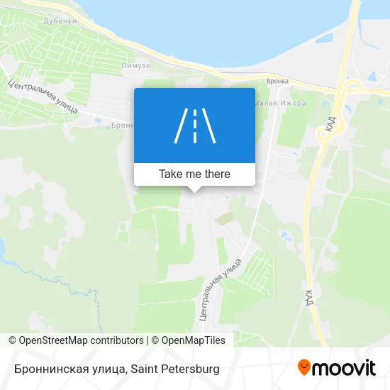 Броннинская улица map