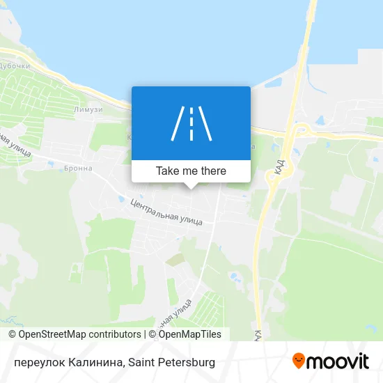 переулок Калинина map