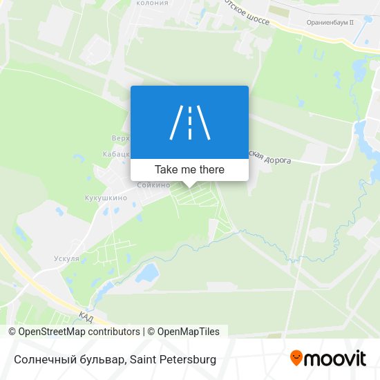 Солнечный бульвар map