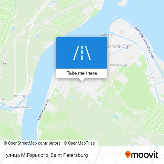 улица М.Горького map