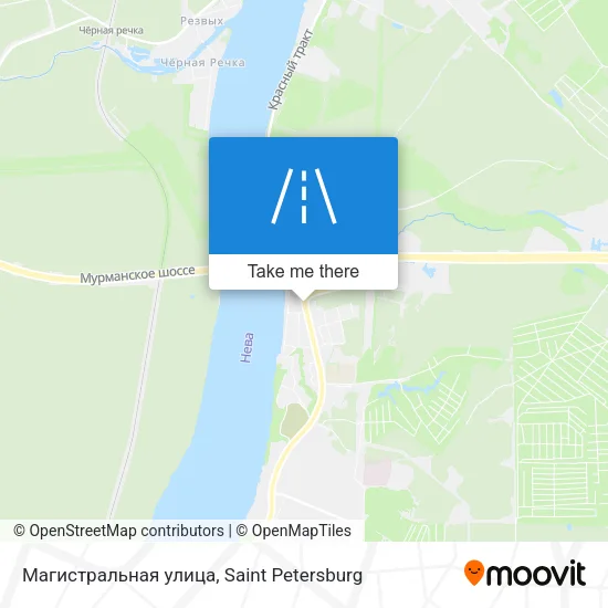 Магистральная улица map