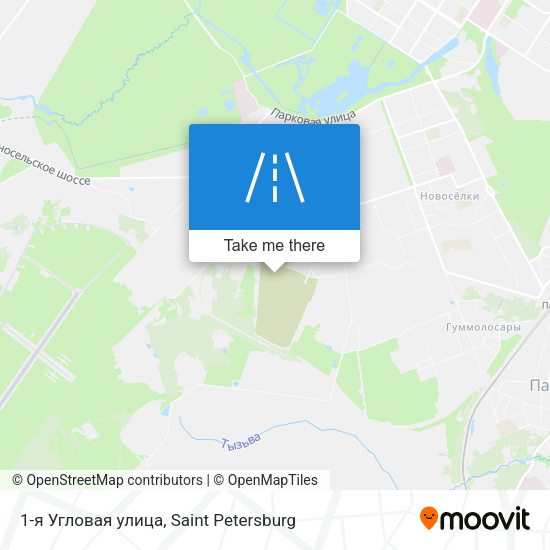 1-я Угловая улица map