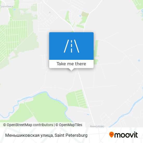 Меньшиковская улица map